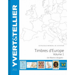 Catalogue de cotation Yvert timbres d'Europe volume 1 - Albanie à Bulgarie.
