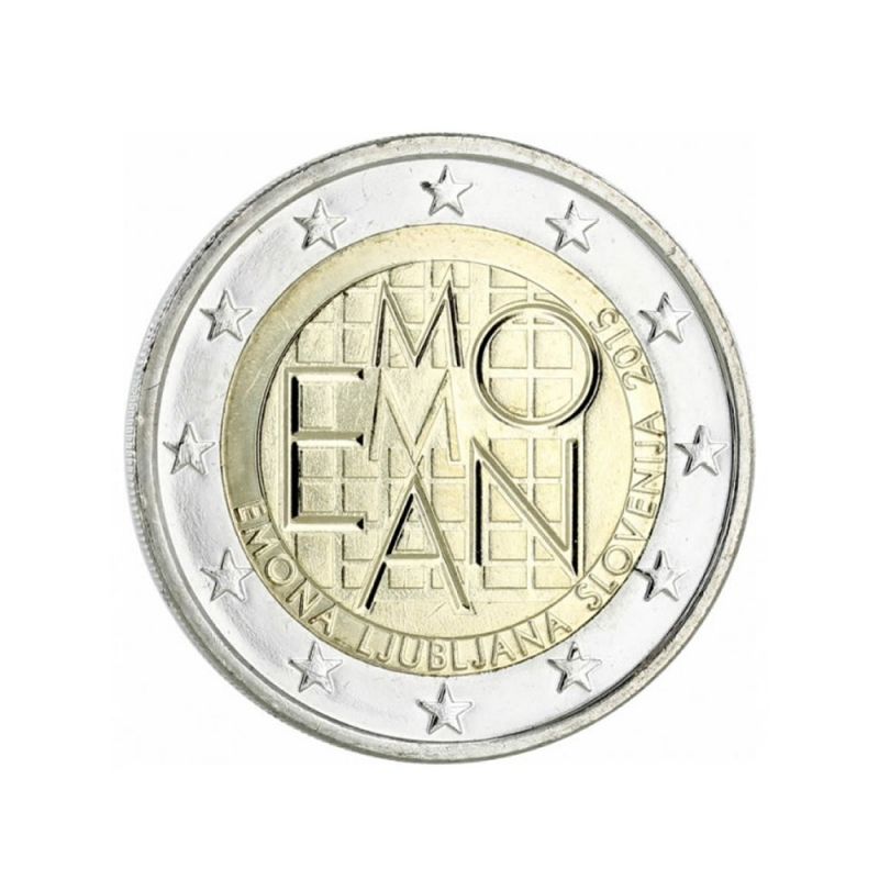 2 euros commémorative Slovénie 2015 - EMONA.