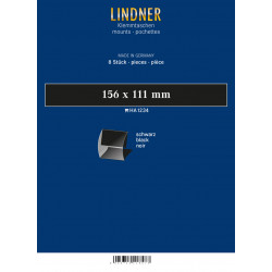 Bandes Klemmfix double soudure 156 x 111 mm pour blocs de timbres.