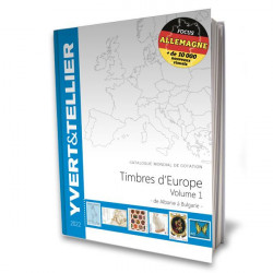 Catalogue de cotation Yvert timbres d'Europe volume 1 - Albanie à Bulgarie.