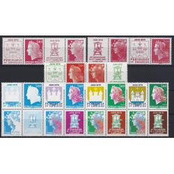 Marianne de Boulazac série de timbres N° 4459-4472 neuf**.