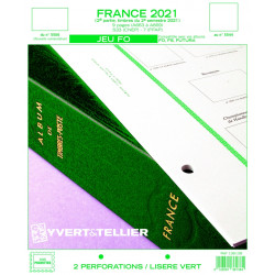 Jeux FO timbres de France 2021 deuxième semestre.