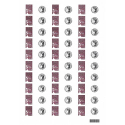 Timbre autoadhésif de France N°48C en feuillet personnalisé Cérès.