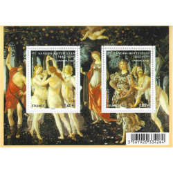 Feuillet de 2 timbres Botticelli F4518 neuf**.