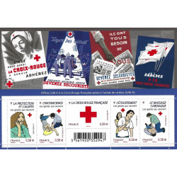 Feuillet de 5 timbres Croix-Rouge Française F4520 neuf**.