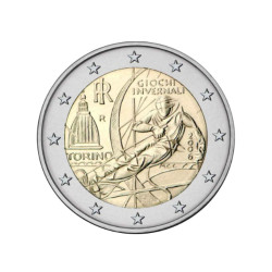2 euros commémorative Italie 2006 - Jeux Olympiques Turin.