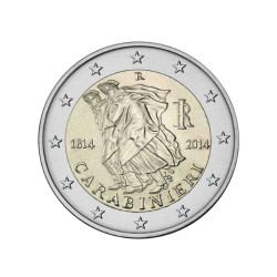 2 euros commémorative Italie 2014 - Carabinieri.