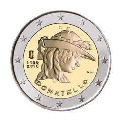 2 euros commémorative Italie 2016 - Donatello.