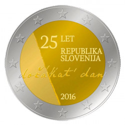 2 euros commémorative Slovénie 2016 - Indépendance.