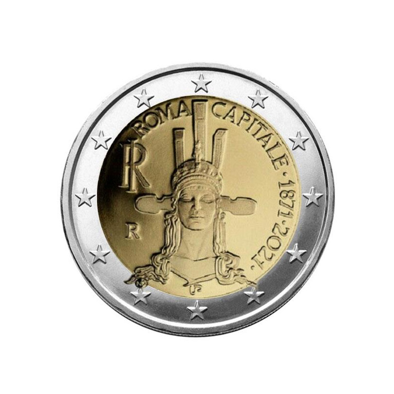 2 euros commémorative Italie 2021 - Rome.