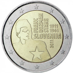 2 euros commémorative Slovénie 2011 - Franc Rozman.