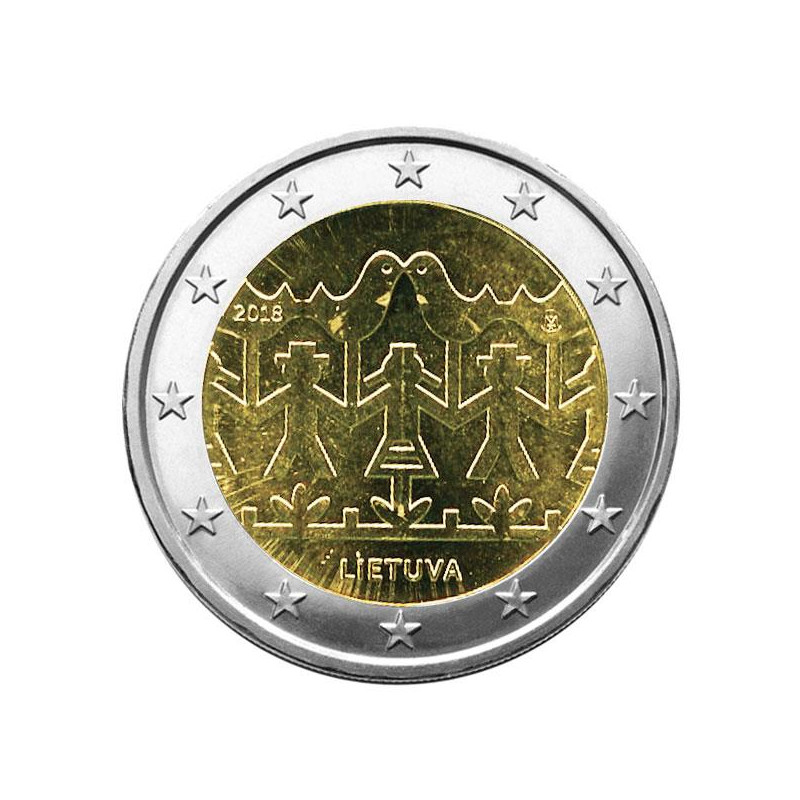 2 euros commémorative Lituanie 2018 - Fête de la Chanson.
