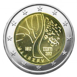 2 euros commémorative Estonie 2017 - Route vers l'indépendance.