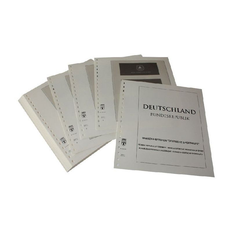 Feuilles Pré imprimées Lindner-T Carnets Deutsche Sporthilfe 1979-2011.