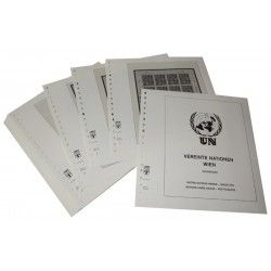 Feuilles pré imprimées Lindner-T Nations Unies Vienne Petits blocs 2019-2020.