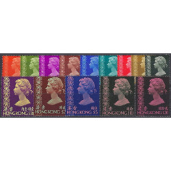 Hong Kong série de timbres N° 266-273 neuf**.