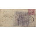 Boule de Moulins enveloppe de Loudun 2 janvier 1871 pour Paris. R