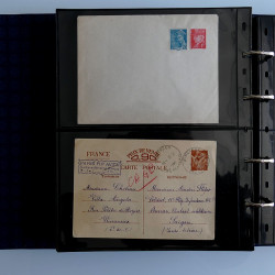 Collection commémoratifs et cartes postales de France 1889-1958.