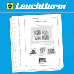Feuilles pré imprimées Leuchtturm Liechtenstein 2021.