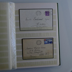 Collection lettres de deuil Suisse 1865-1971 en album.
