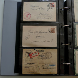 Collection histoire postale classique du monde en album.