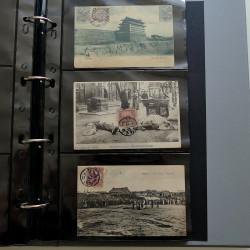 Collection histoire postale classique du monde en album.