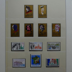 Collection timbres de France 1990-1996 neufs** en album Lindner.