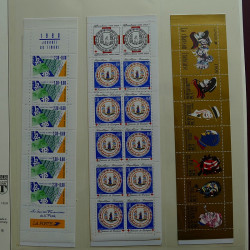 Collection timbres de France 1990-1996 neufs** en album Lindner.