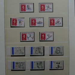 Collection timbres de France 1990-1996 neufs** en album Lindner.