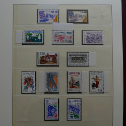 Collection timbres de France 1990-1996 neufs** en album Lindner.