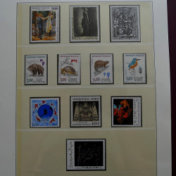 Collection timbres de France 1990-1996 neufs** en album Lindner.