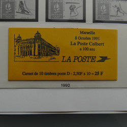 Collection timbres de France 1990-1996 neufs** en album Lindner.