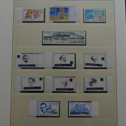 Collection timbres de France 1990-1996 neufs** en album Lindner.