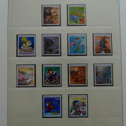 Collection timbres de France 1990-1996 neufs** en album Lindner.