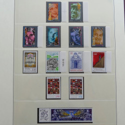 Collection timbres de France 1990-1996 neufs** en album Lindner.