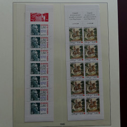 Collection timbres de France 1990-1996 neufs** en album Lindner.