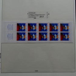 Collection timbres de France 1990-1996 neufs** en album Lindner.