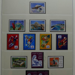 Collection timbres de France 1997-2001 neufs** en album Lindner.