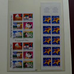 Collection timbres de France 1997-2001 neufs** en album Lindner.