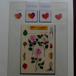 Collection timbres de France 1997-2001 neufs** en album Lindner.