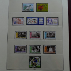 Collection timbres de France 1997-2001 neufs** en album Lindner.