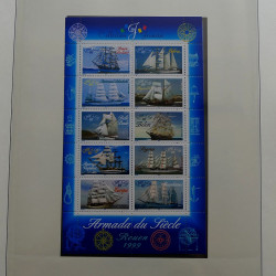 Collection timbres de France 1997-2001 neufs** en album Lindner.