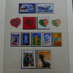 Collection timbres de France 1997-2001 neufs** en album Lindner.