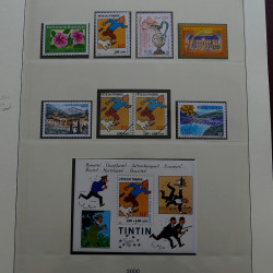 Collection timbres de France 1997-2001 neufs** en album Lindner.