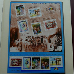 Collection timbres de France 1997-2001 neufs** en album Lindner.