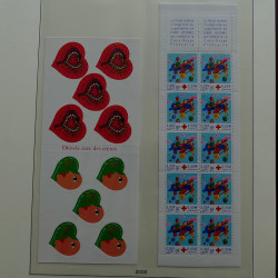 Collection timbres de France 1997-2001 neufs** en album Lindner.