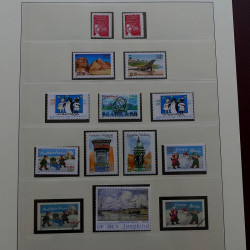 Collection timbres de France 1997-2001 neufs** en album Lindner.