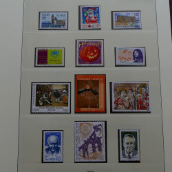 Collection timbres de France 1997-2001 neufs** en album Lindner.