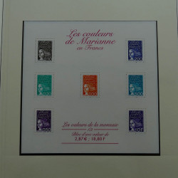 Collection timbres de France 1997-2001 neufs** en album Lindner.