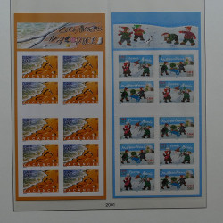 Collection timbres de France 1997-2001 neufs** en album Lindner.